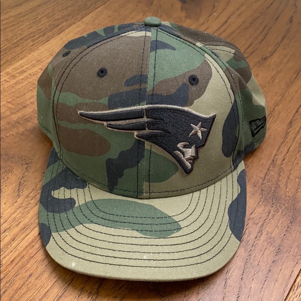 NFL camouflage patriots hat, never worn